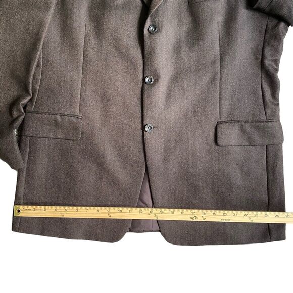 Nordstrom  Loro Piana Fabric Blazer Men’s 46T Brown WoolSport Coat Jacket - Picture 6 of 13